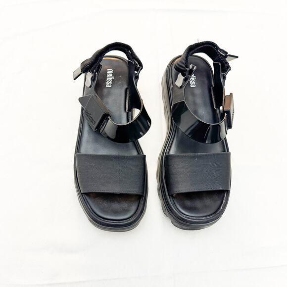 Melissa Shoes Kick Off Strappy Sporty Sandals Platform Size 9 - Picture 1 of 6